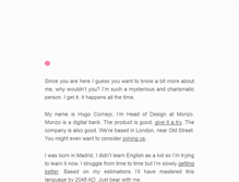 Tablet Screenshot of hugocornejo.com